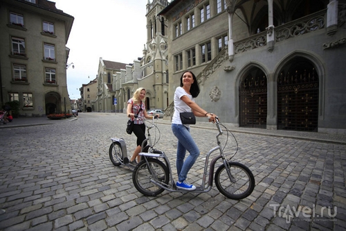 На скутерах по Швейцарии / Фото из Швейцарии