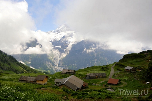 Пейзаж швейцарских гор / Фото из Швейцарии