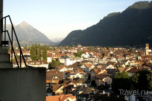 Вид на Интерлакен, Швейцария / Фото из Швейцарии