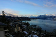 Вид с балкона отеля Montana / Швейцария