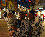 Семья далматинцев на карнавале в Беллинцоне / Швейцария