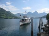 Кораблик на Люцернском озере / Швейцария