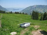 Чугунная ванна в поле / Швейцария