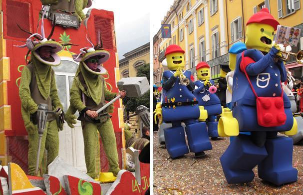 Карнавал ''Рабадан'' в Беллинцоне, кантон Тичино, Швейцария.