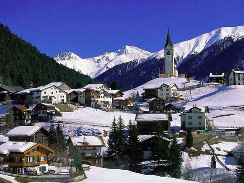 Швейцарская вершина мира - курорты кантона Граубюнден.