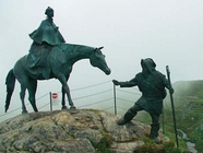 Памятник Суворову на перевале Сен-Готард, Альпы Швейцария