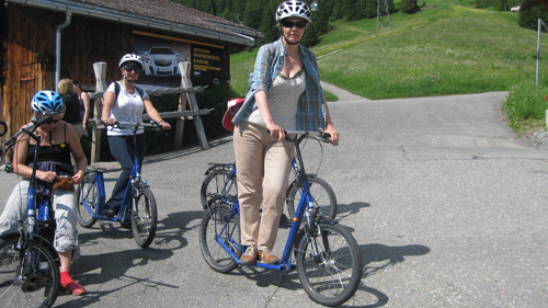 По Швейцарии на велосипеде.