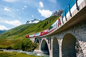 Тур на поезде Ледниковый Экспресс - лето.